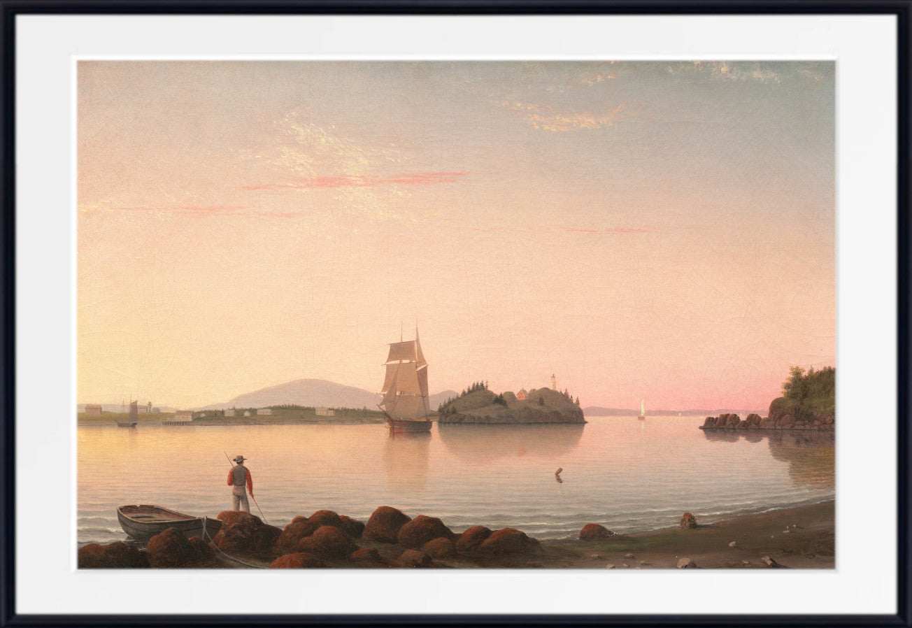 Owl's Head, Penobscot Bay, Maine (1862) by Fitz Henry Lane
