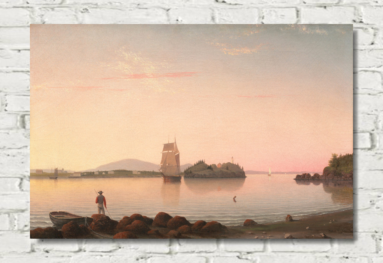Owl's Head, Penobscot Bay, Maine (1862) by Fitz Henry Lane