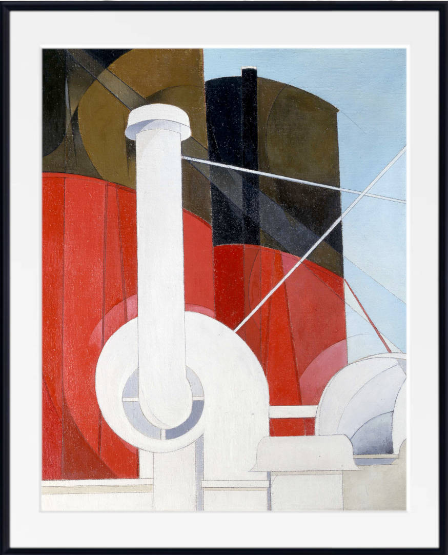 Charles Demuth Fine Art Print, Paquebot Paris