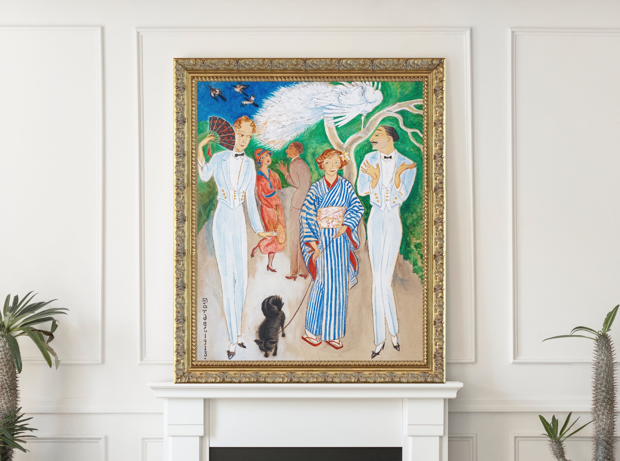Peacocks (1918), Nils Dardel