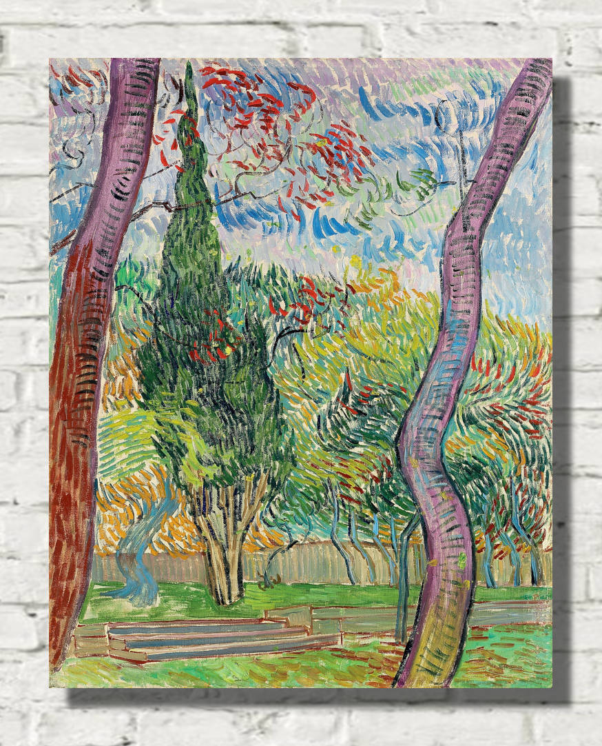 Vincent van Gogh Print, Saint-Paul Hospital Park