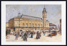 Eugène Galien-Laloue Fine Art Print : Paris, Gare de Lyon