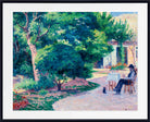 Maximilien Luce Print, Paris, Alexandre Charpentier's garden at the Hameau Boileau (1900)