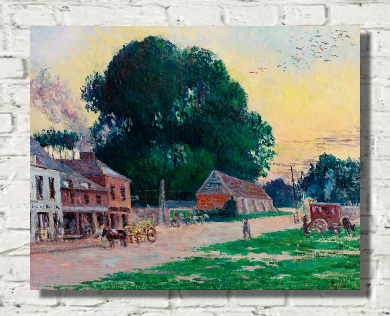 Maximilien Luce Print, Paris, The Vaugirard district (1910)