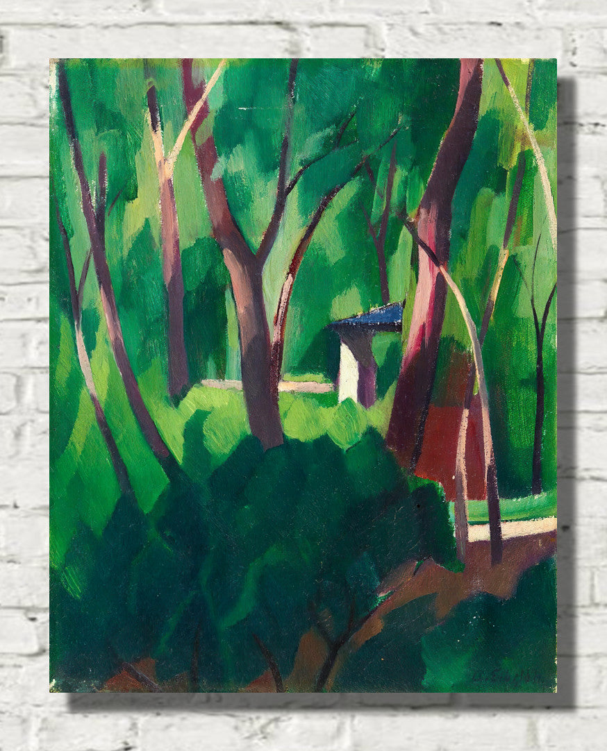 Park Landscape by Adolf Erbslöh