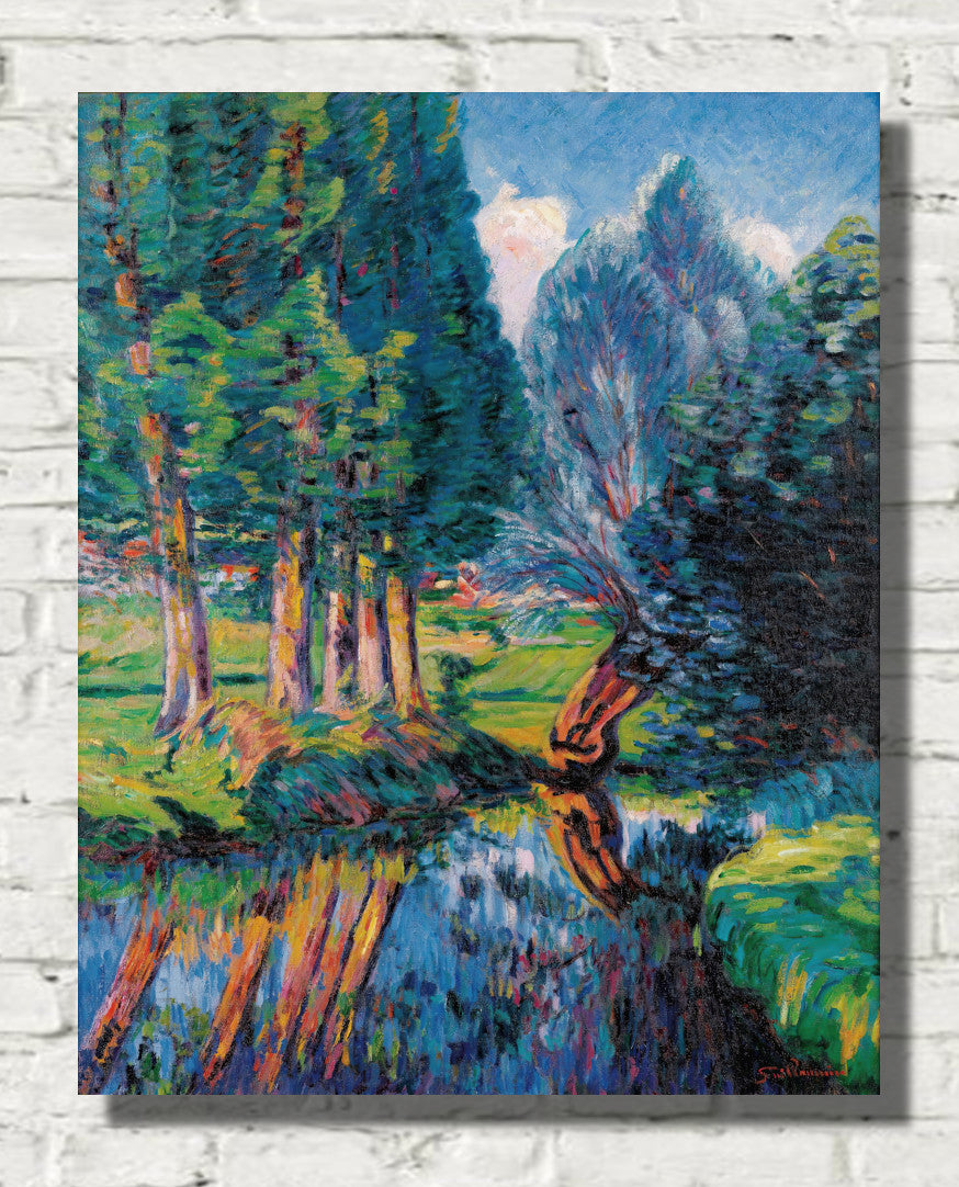 Paysage À Breuillet (1890), Armand Guillaumin