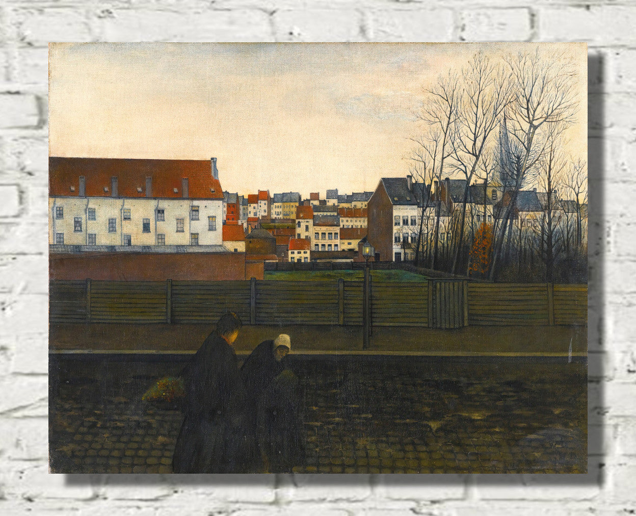 Brussels Landscape by William Degouve de Nuncques