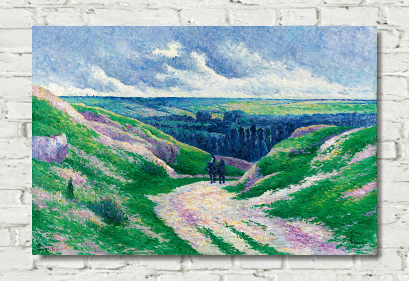 Maximilien Luce Print, Landscape near Moulineux sur Oise