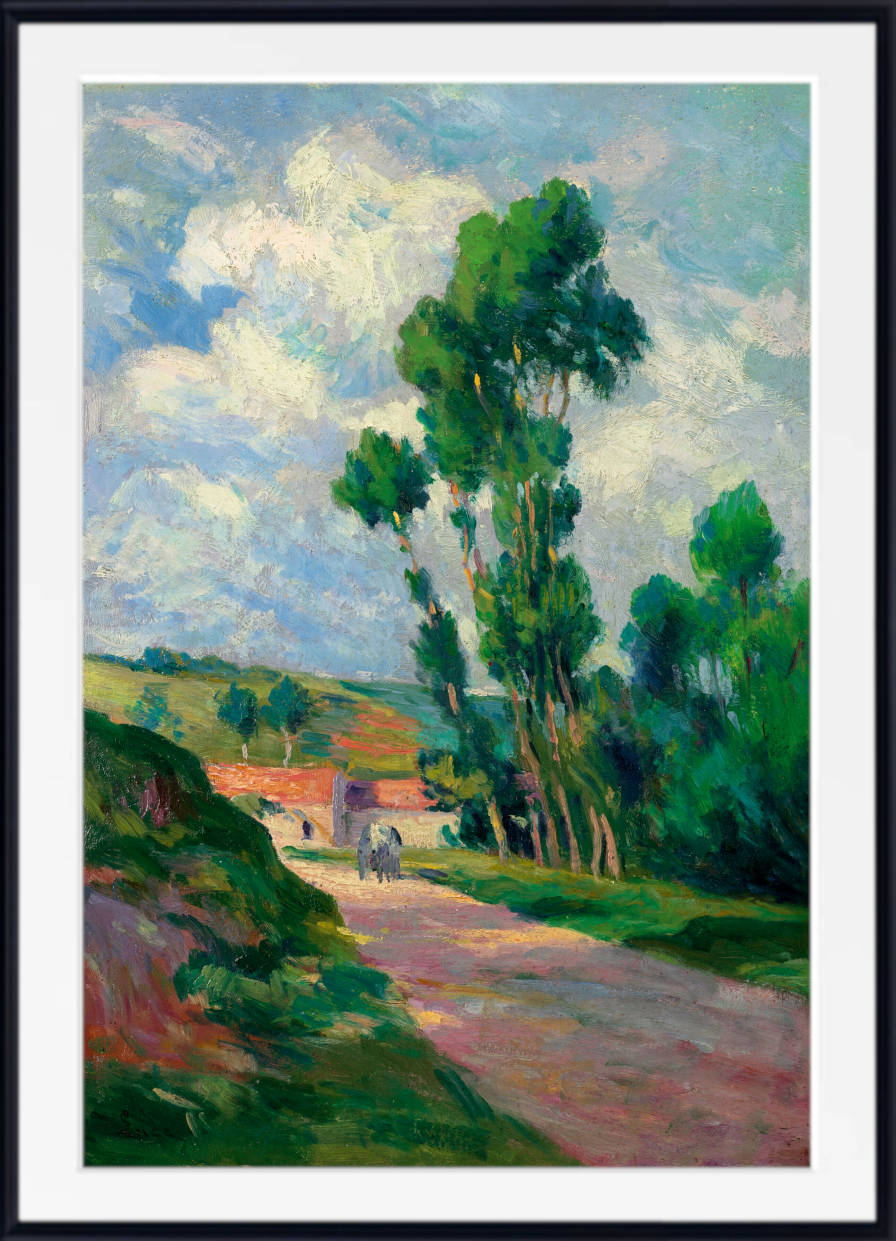 Maximilien Luce Print, Landscape at Moulineux (1903)
