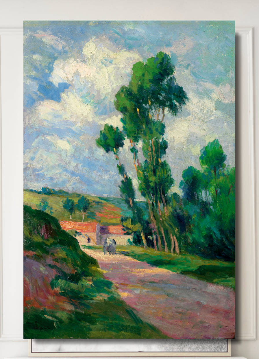 Maximilien Luce Print, Landscape at Moulineux (1903)