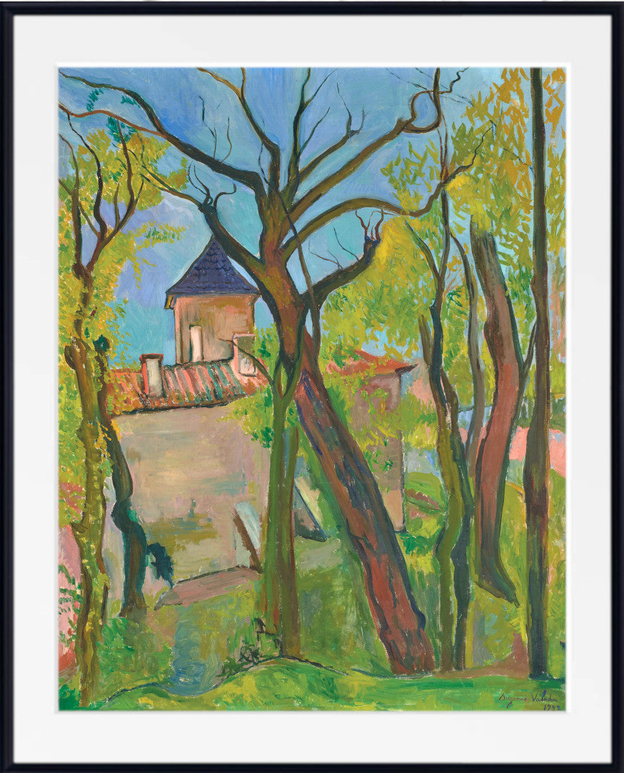 Suzanne Valadon Fine Art Print : Paysage à Saint-Bernard