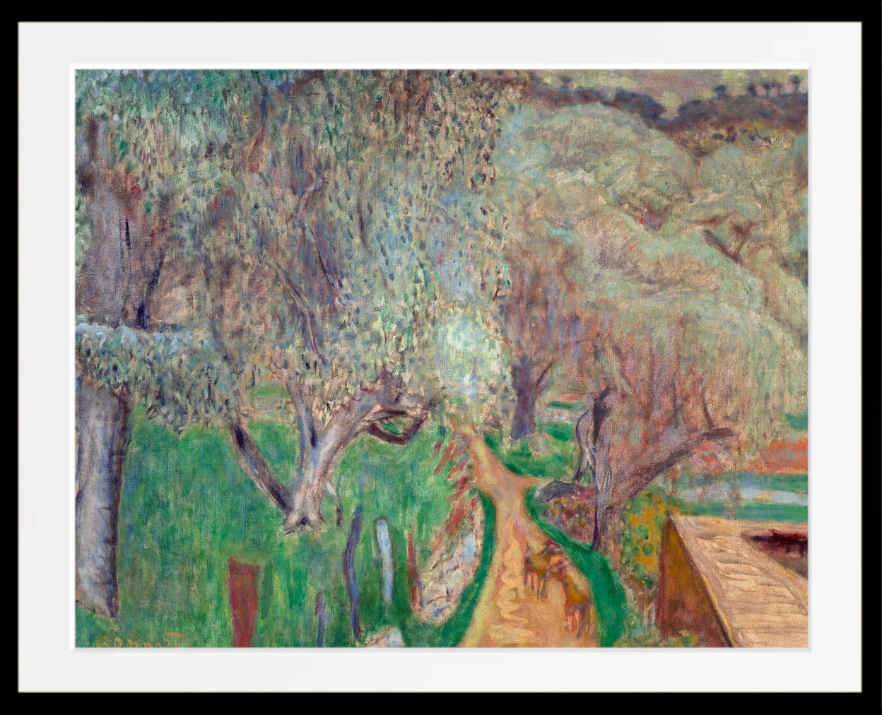 Pierre Bonnard – Bright Landscape or Olive Trees at Cagnes (1922)
