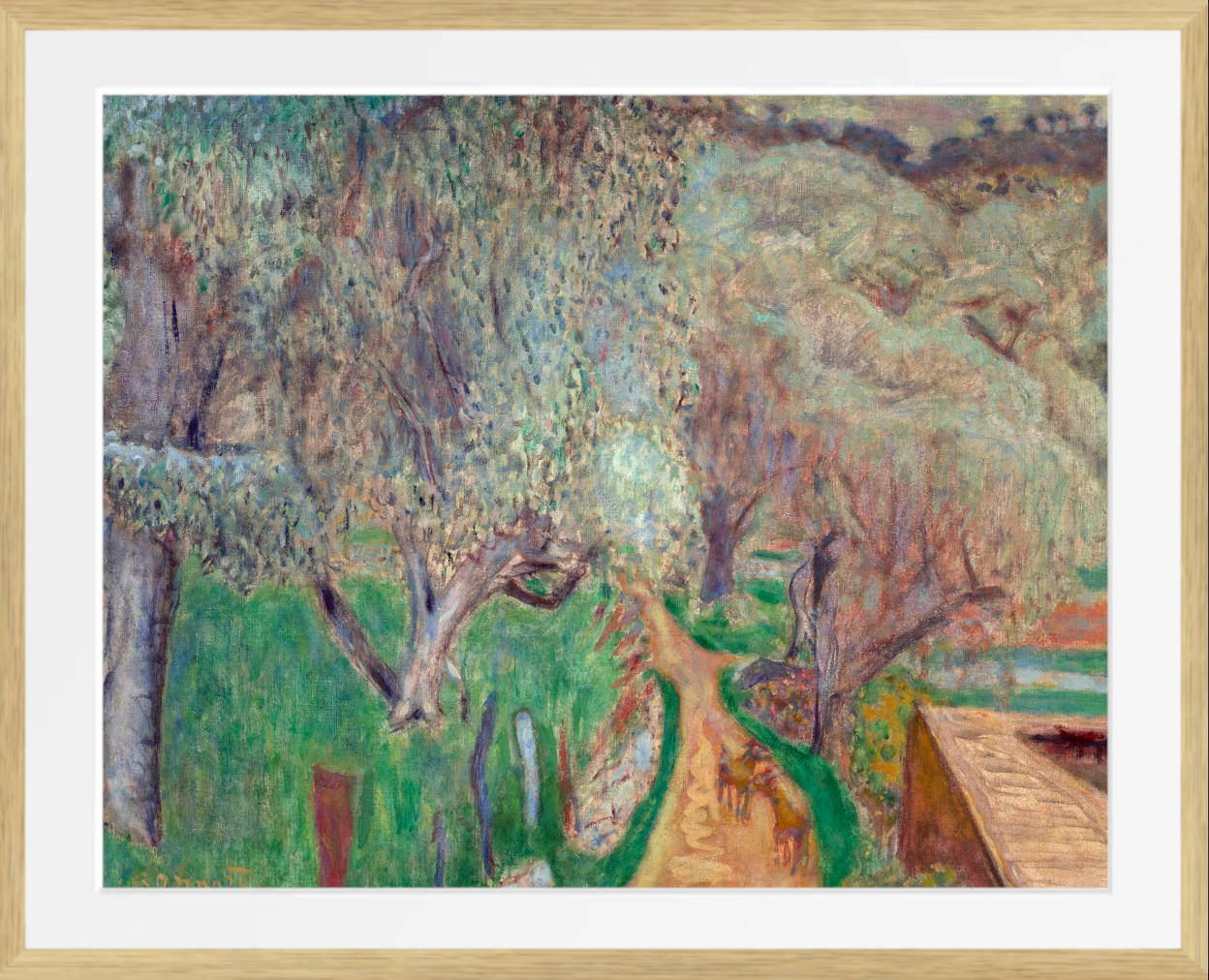 Pierre Bonnard – Bright Landscape or Olive Trees at Cagnes (1922)