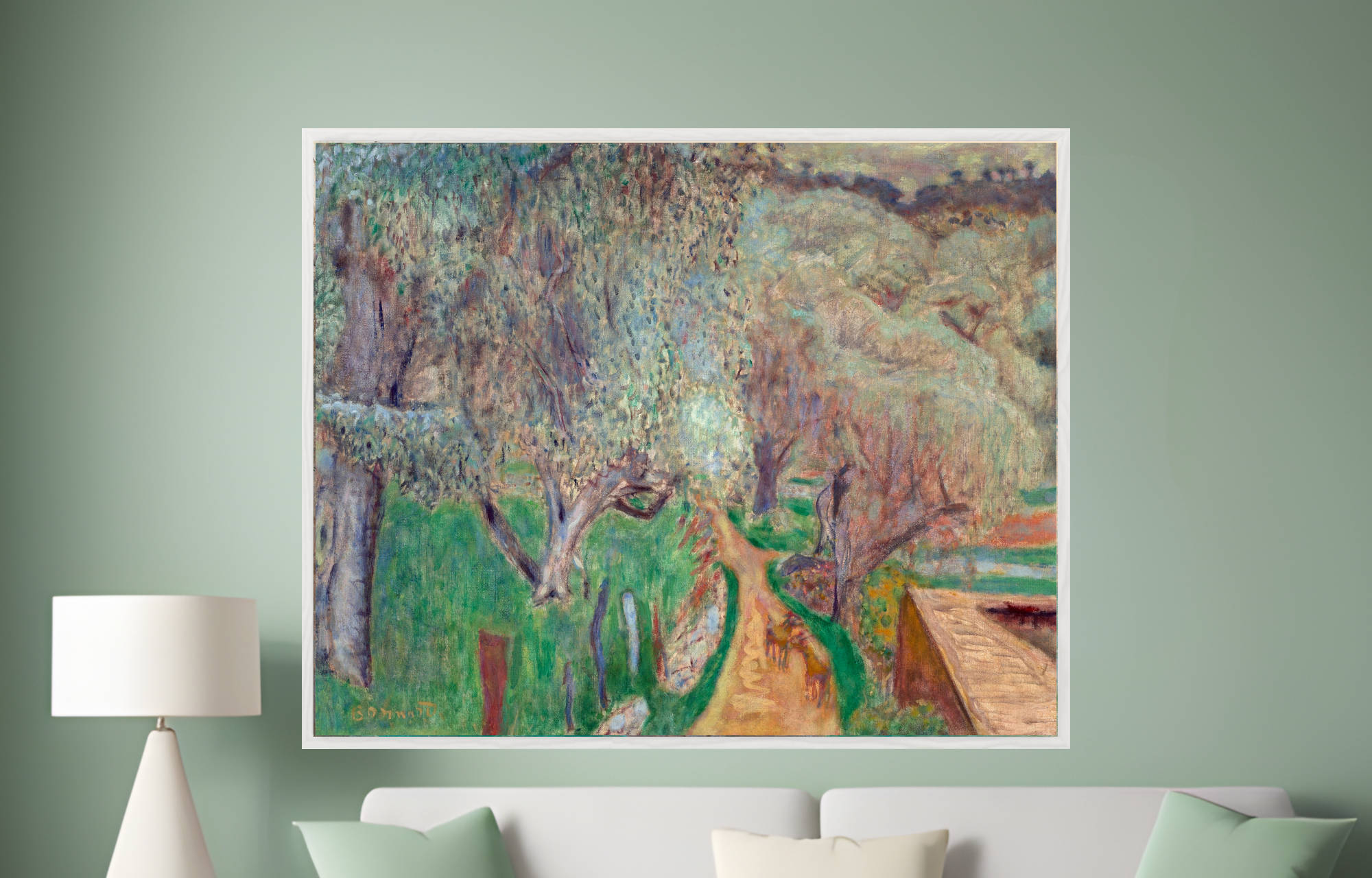 Pierre Bonnard – Bright Landscape or Olive Trees at Cagnes (1922)