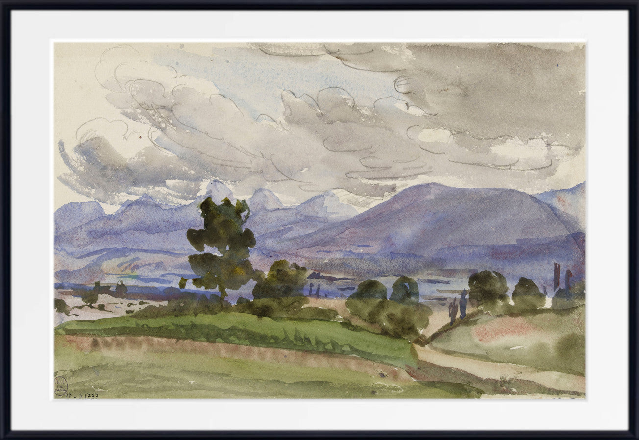 Paysage de Divonne, Marie Bracquemond