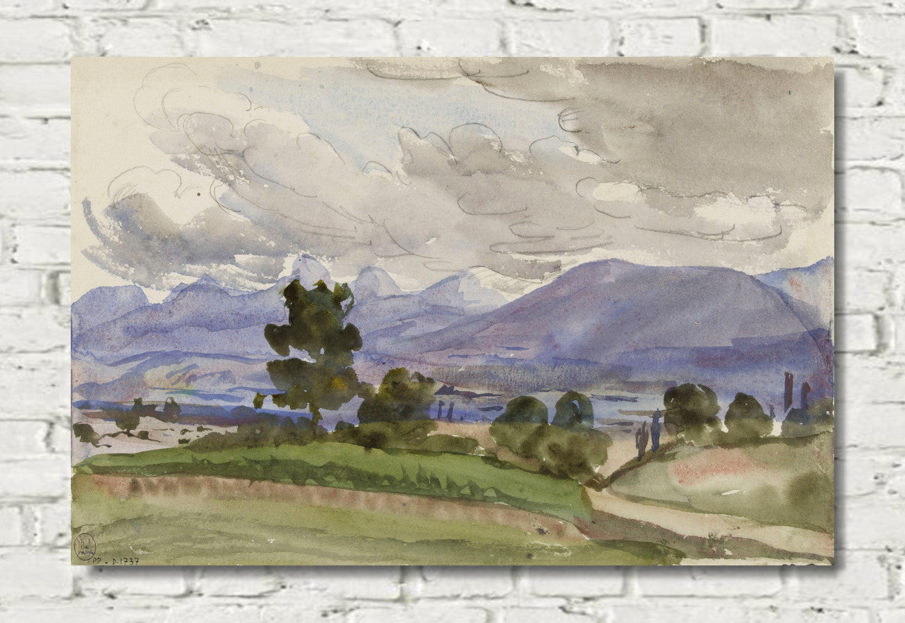 Paysage de Divonne, Marie Bracquemond