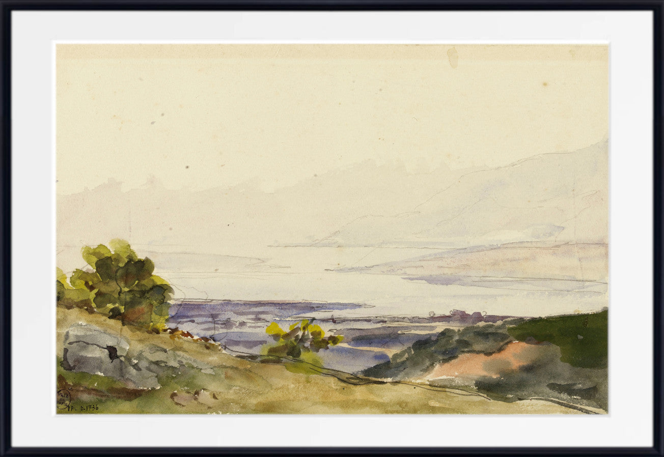 Paysage de Divonne (Le golfe), Marie Bracquemond