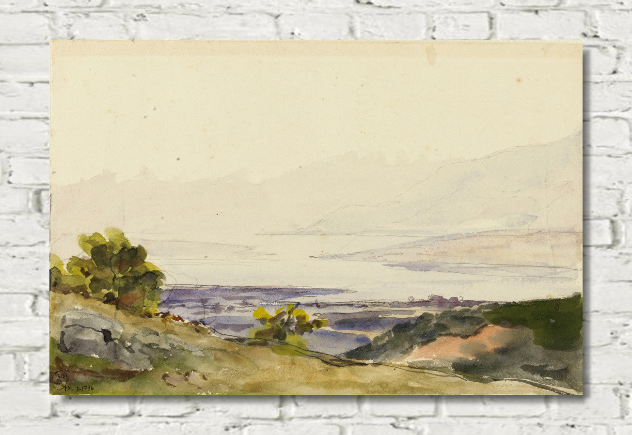 Paysage de Divonne (Le golfe), Marie Bracquemond