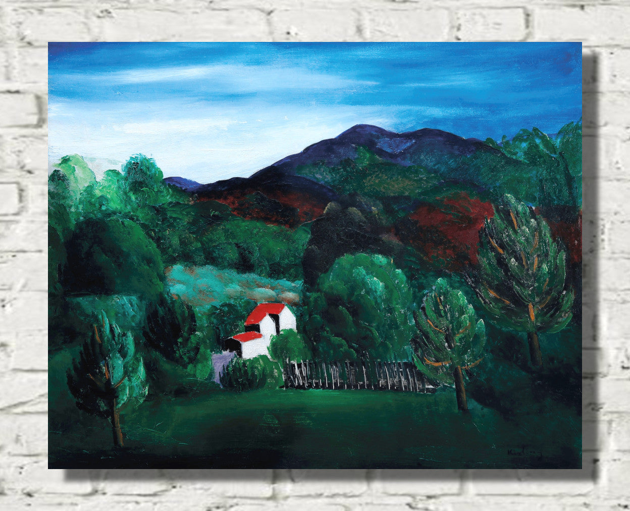 Provencal landscape (1918) by Moise Kisling