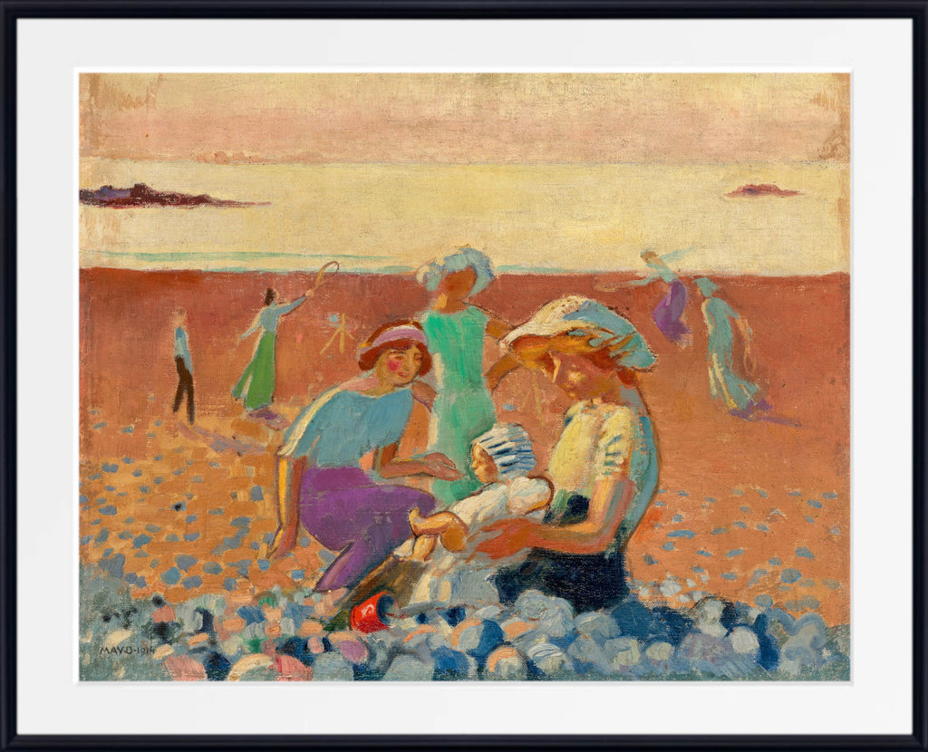 Little Beach with Joujou Bonnier (1911) by Maurice Denis