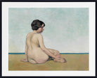 Little bather sitting on the sand, Félix Vallotton