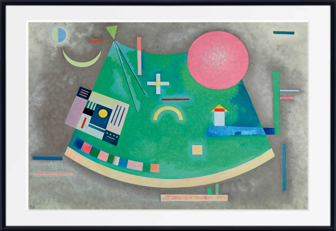 Wassily Kandinsky Print, Arrow to the Circle (1930)
