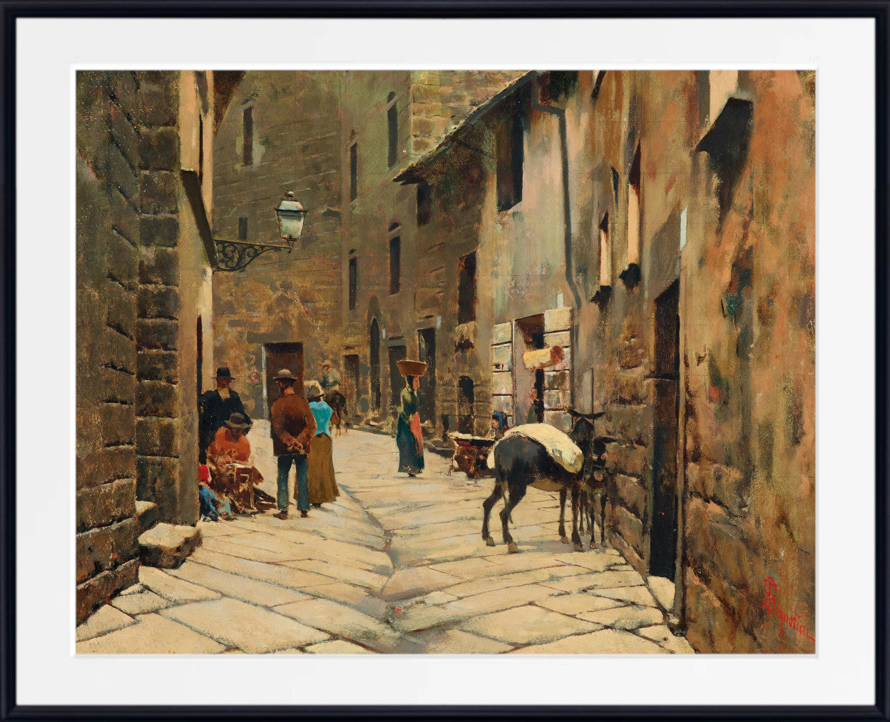 Piancastagnaio by Telemaco Signorini
