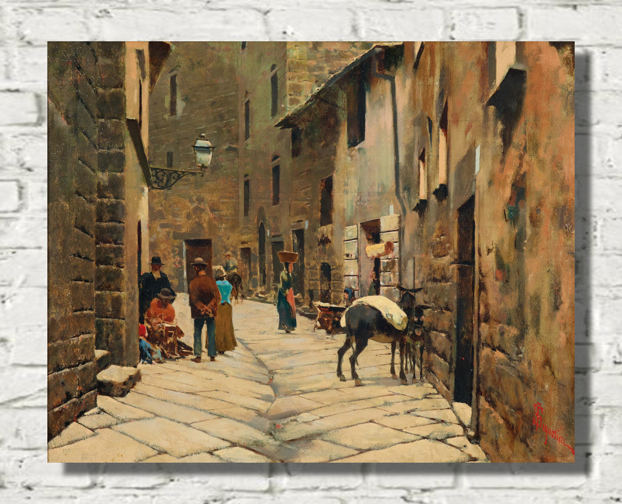 Piancastagnaio by Telemaco Signorini