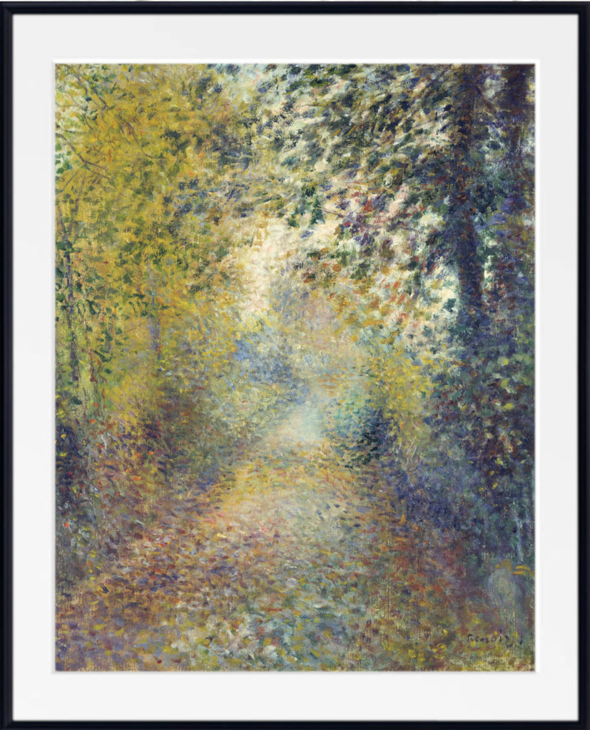 In The Woods Renoir, Impressionist Fine Art Print