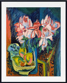Pink Roses (1918) by Ernst Ludwig Kirchner