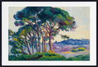 Maximilien Luce Print, Pines with Cinnamon Trees (1903)