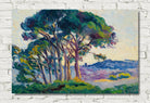 Maximilien Luce Print, Pines with Cinnamon Trees (1903)