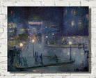 Place de Rome at Night, Theodore Earl Butler