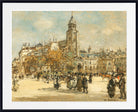 Jean-François Raffaëlli Print, Place de Saint-Germain des Prés, Paris