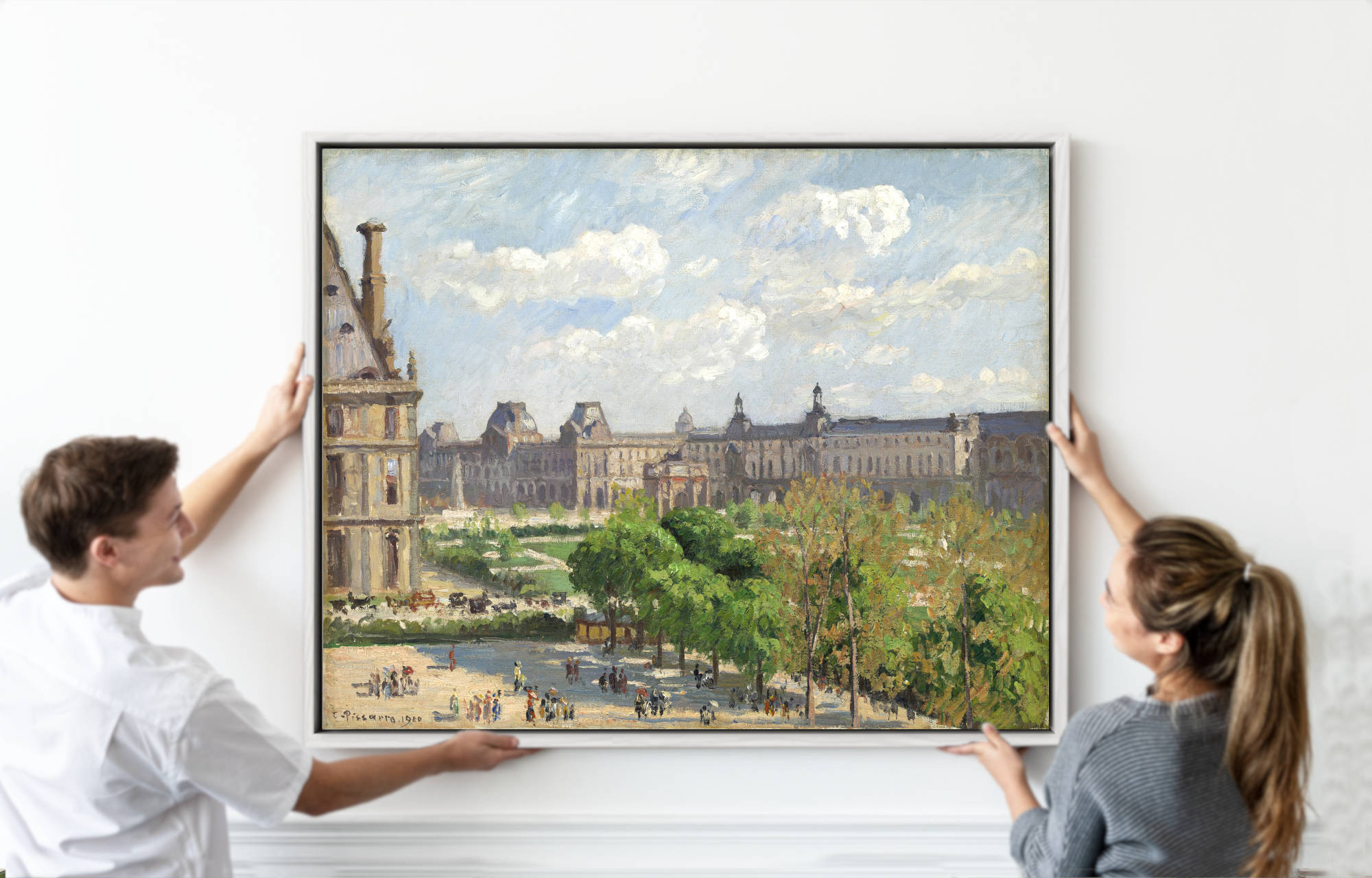 Place du Carrousel, Paris (1900) by Camille Pissarro – Fine Art Prints