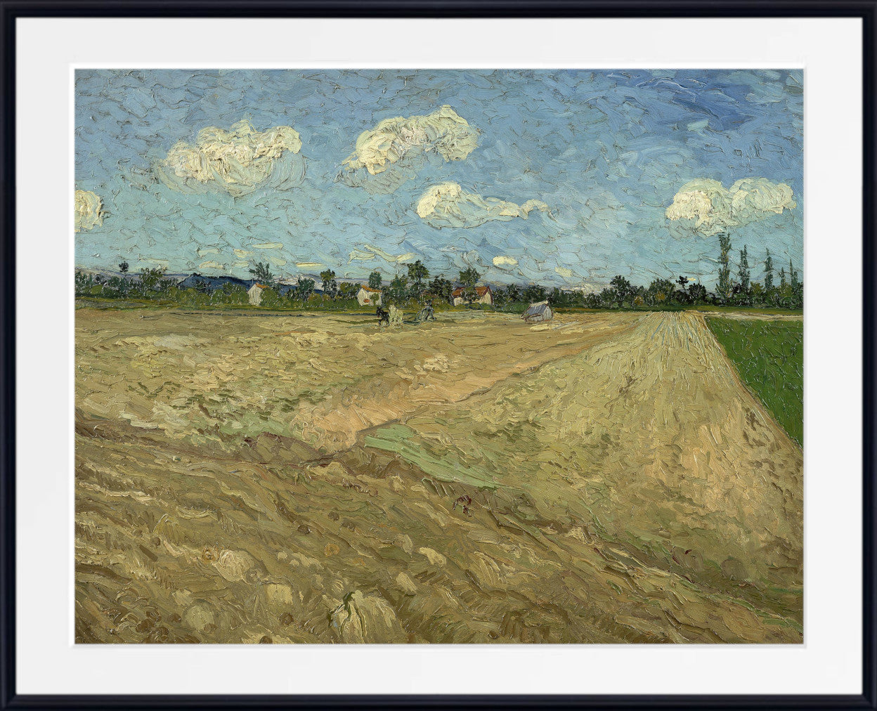 Ploughed fields ('The furrows') (1888) by Vincent van Gogh