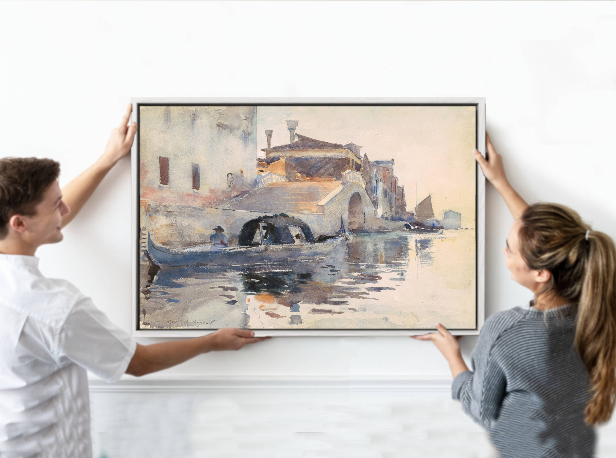 John Singer Sargent Print, Ponte Panada, Fondamenta Nuove, Venice (c. 1880)