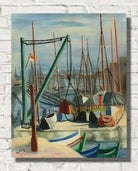 Port de Marseille (1930) by Moise Kisling