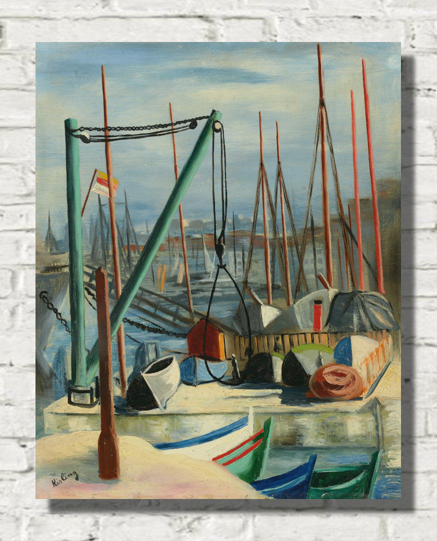Port de Marseille (1930) by Moise Kisling