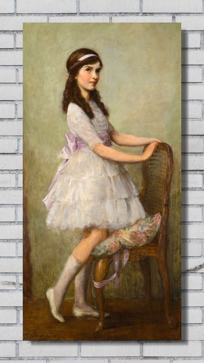 Portrait Of Miss Barbara De Selincourt by Herbert James Draper