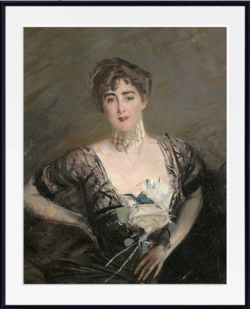 Giovanni Boldini Fine Art Print, Portrait of Josefina Alvear de Errazuriz