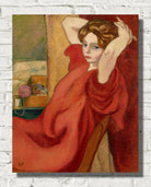 Portrait of Mme Valtat with her hands behind her head (1917) by Louis Valtat