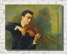 Portrait of the violinist Milstein (1945) by Moise Kisling