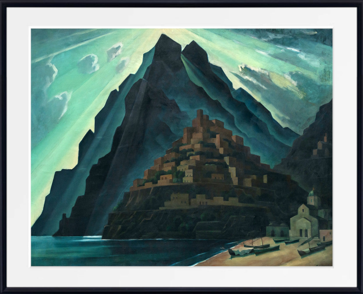 Positano by Adolf Erbslöh