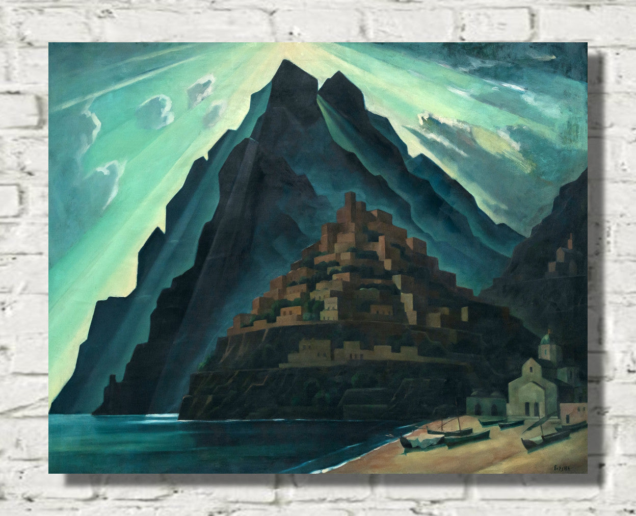 Positano by Adolf Erbslöh