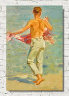 Preparing to bathe (1911), Henry Scott Tuke