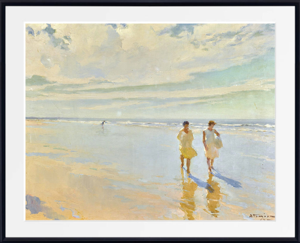 Promenade on the Beach by Charles Atamian