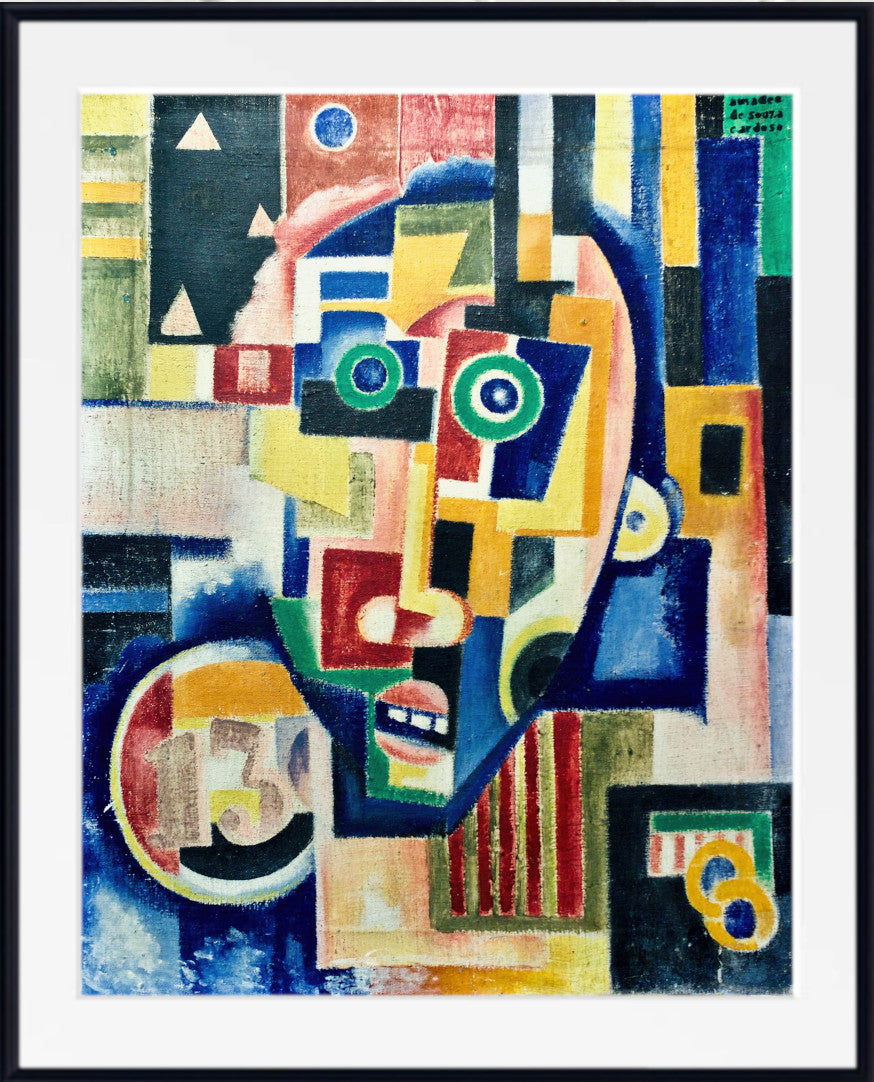 Promontory Head Indigo Seas of Ossian Rose Orange by Amadeo de Souza Cardoso