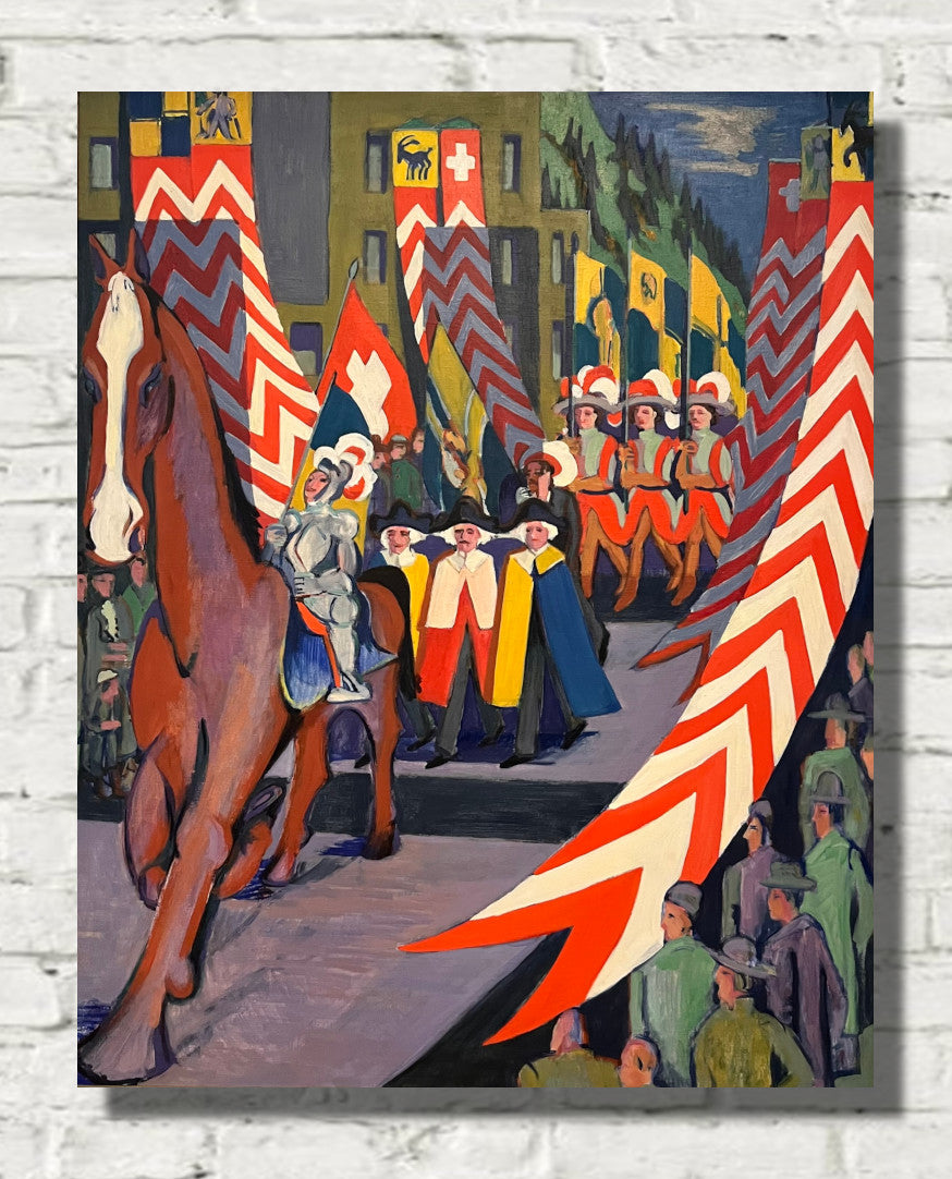 Quincentennial celebrations (1926) by Ernst Ludwig Kirchner