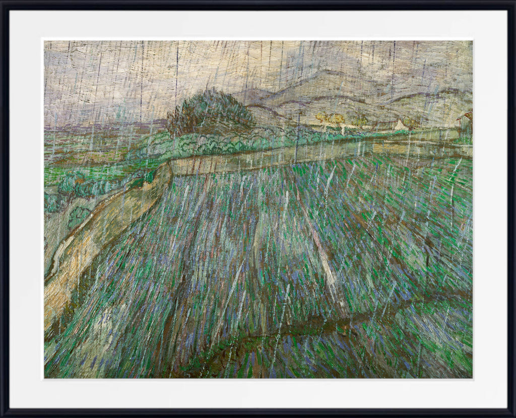 Rain by Vincent van Gogh